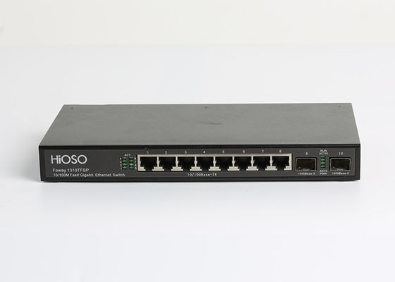 Interruptor de acesso controlado ou não controlado de 8 ethernet dos portos de 100M TP 2 1000M SFP
