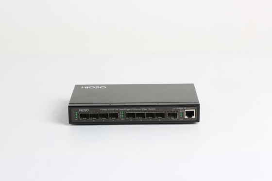 Router do interruptor da fibra de HiOSO DC12V, interruptor com portos da fibra ótica