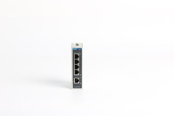 Interruptor 3W dos portos 10/100M Panel Mount Ethernet da caixa 5 do metal IP30