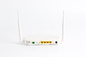 Solução dos portos FTTH FTTO do FE CATV RF Wifi EPON ONU 4 da embalagem plástica HA404WT 1 GE +3