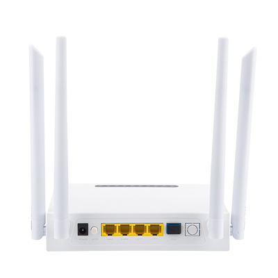 Caixa de plástico HiOSO Dual Band ONU 4GE WIFI XPON ONU para solução FTTH FTTO